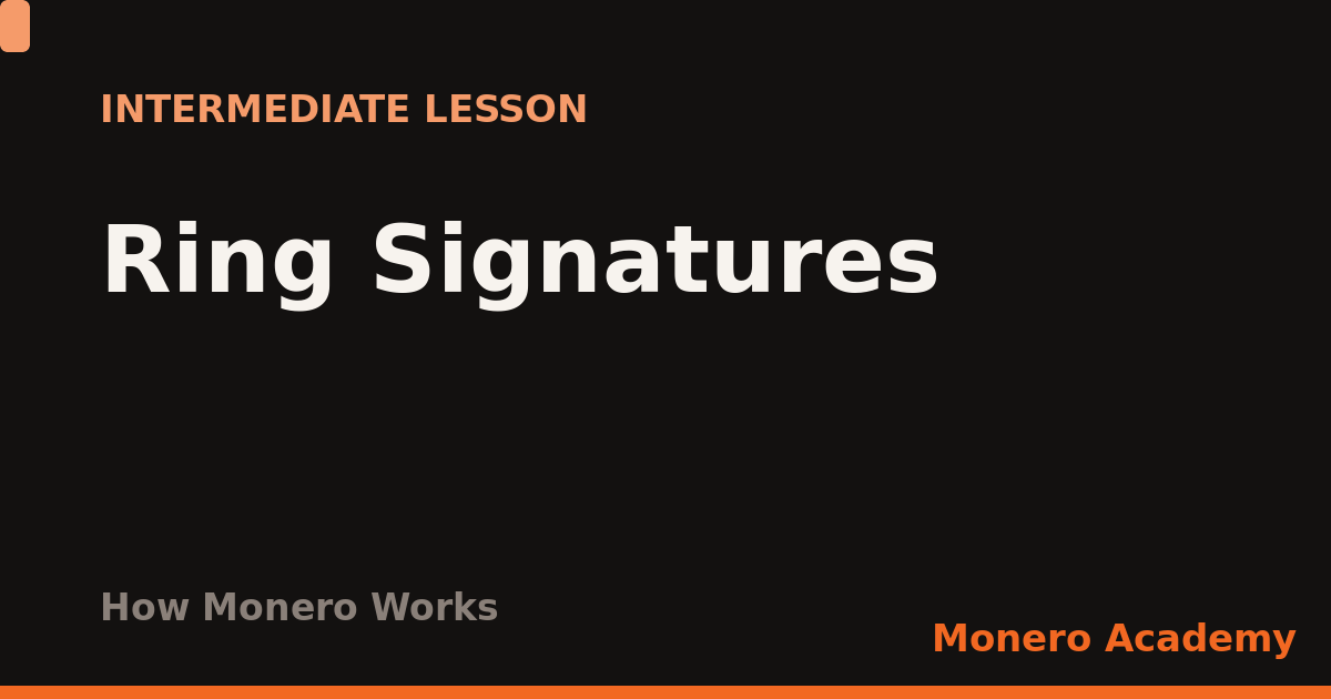 Ring Signatures