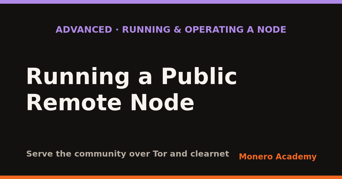 Running a Public Remote Node