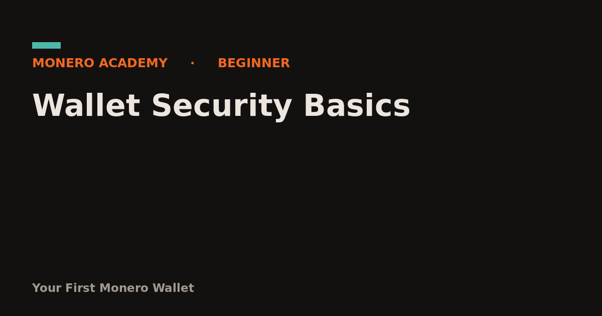 Wallet Security Basics