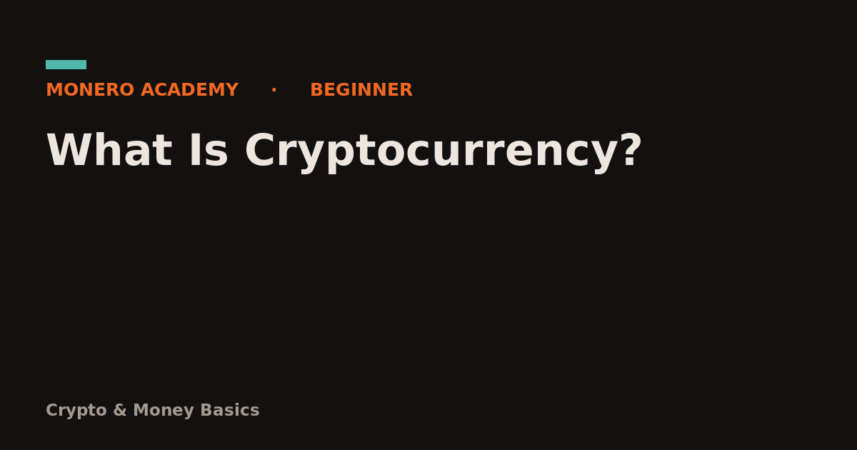 What Is Cryptocurrency?